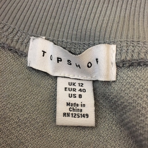 TopShop Grey Fluffy Funnel Half Zip Sweater - Picture 9 of 9